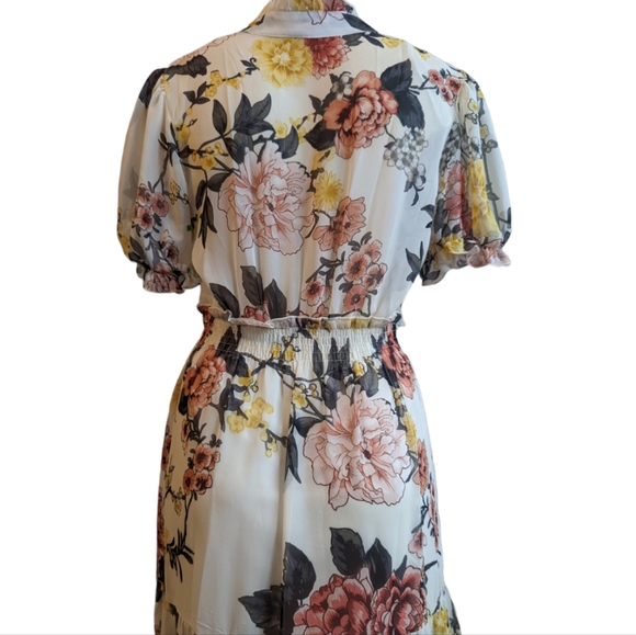 Women's | Floral Print Maxi Dress | Size 14 - Picture 6 of 9